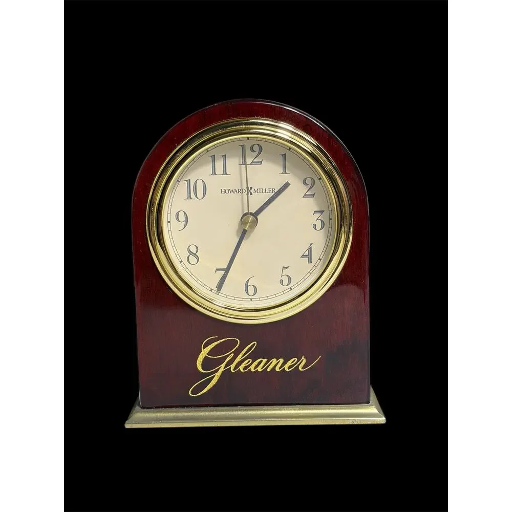 Howard Miller Monroe Gleaner Heirloom Arch Tabletop Quartz Clock Model 645-446